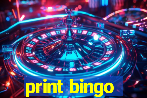 print bingo